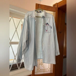 Vintage‎ Disney Eeyore Button Up